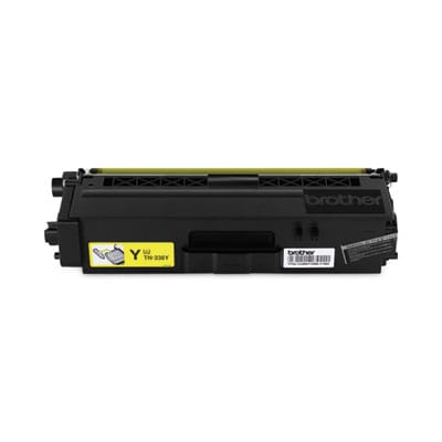BROTHER Printer Consumables TN336Y High-Yield Toner, 3,500 Page-Yield, Yellow - TN336Y