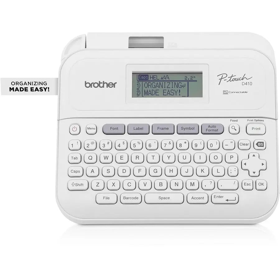BROTHER Printers/Printer Accessories Brother PT-D410 label printer Thermal transfer 180 x 180 DPI 20 mm/sec Wired TZe QWERTY - PTD410