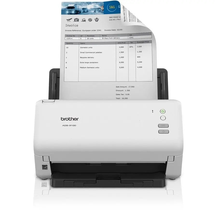 BROTHER Printers/Scanners/Sheetfed Scanner Brother ADS-3100 scanner 600 x 600 DPI A4 Black, White - ADS3100