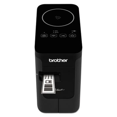 BROTHER Thermal PT-P750W Compact Label Maker with Wireless Enabled Printing, 30 mm/s Print Speed, 6 x 3.12 x 5.62 - PTP750W