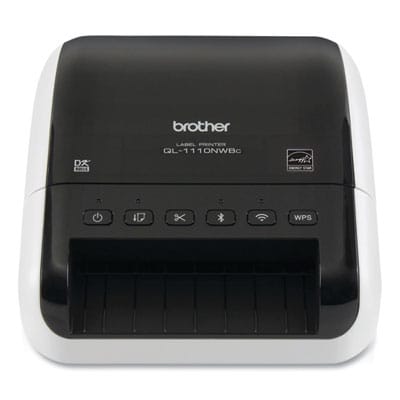 BROTHER Thermal QL-1110NWBC Wide Format Professional Label Printer, 69 Labels/min Print Speed, 5.9 x 6.7 x 8.7 - QL1110NWBC
