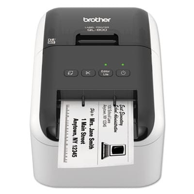 BROTHER Thermal QL-800 High-Speed Professional Label Printer, 93 Labels/min Print Speed, 5 x 8.75 x 6 - QL800