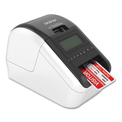 BROTHER Thermal QL-820NWBC Ultra Flexible Label Printer, 110 Labels/min Print Speed, 5 x 5.7 x 9.2 - QL820NWBC