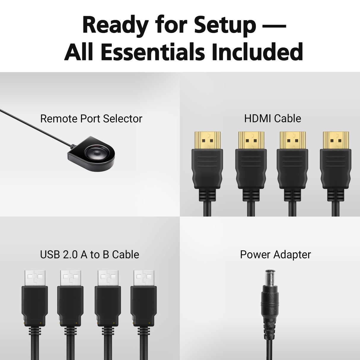 ATEN 4-Port USB 4K HDMI KVMP™ Switch - CS784H