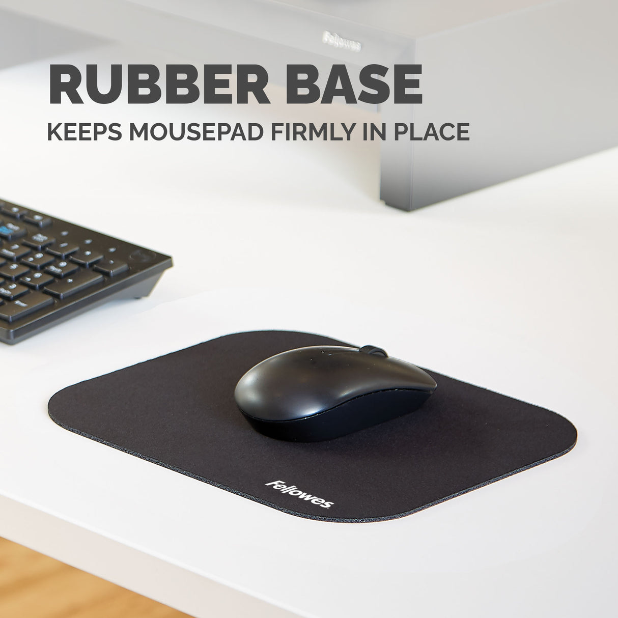 Fellowes Premium Mousepad - Black - 58024
