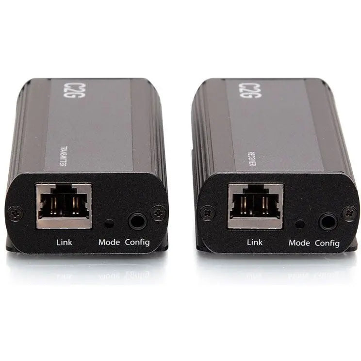 C2G C2G 1-Port USB-C® Extender Transmitter to Receiver Kit - 5Gbps - 1 x Network (RJ-45) - 1 x USB - 33 ft Extended Range - Black - C2G54278