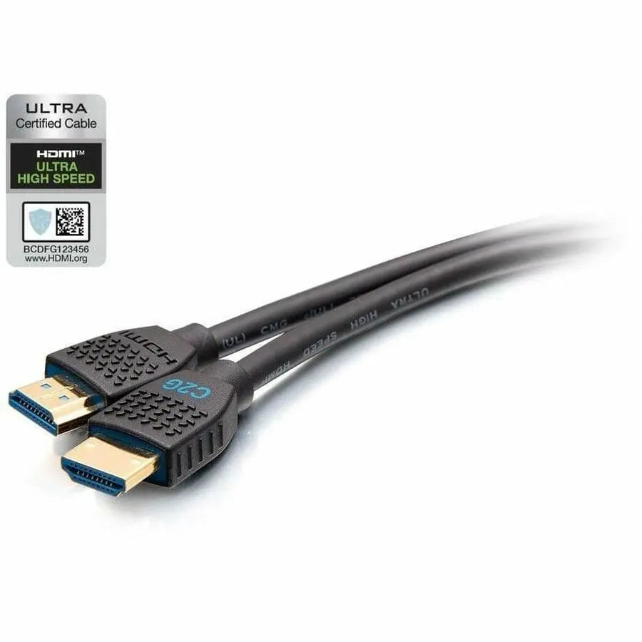 C2G C2G 10ft Performance Ultra High Speed HDMI Cable 2.1 w/ Ethernet - 8K 60Hz - 10 ft HDMI A/V Cable for Audio/Video Device, Computer, Gaming Console, Display Screen, Media Player, Bluetooth Device, Mobi... - C2G10455