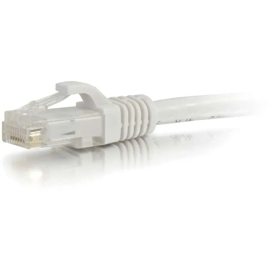 C2G C2G 1ft Cat6 Ethernet Cable - Snagless Unshielded (UTP) - White - Category 6 for Network Device - RJ-45 Male - RJ-45 Male - 1ft - White - 27160