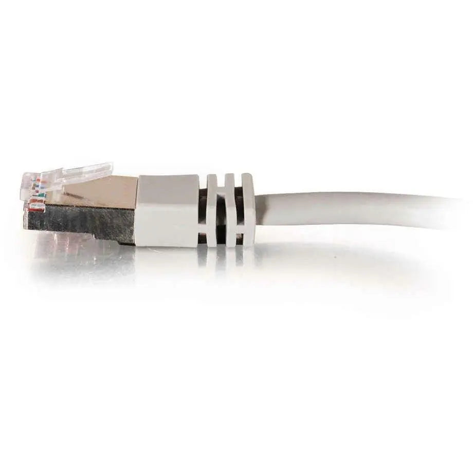 C2G C2G-25ft Cat5e Molded Shielded (STP) Network Patch Cable - Gray - Category 5e for Network Device - RJ-45 Male - RJ-45 Male - Shielded - 25ft - Gray - 27265