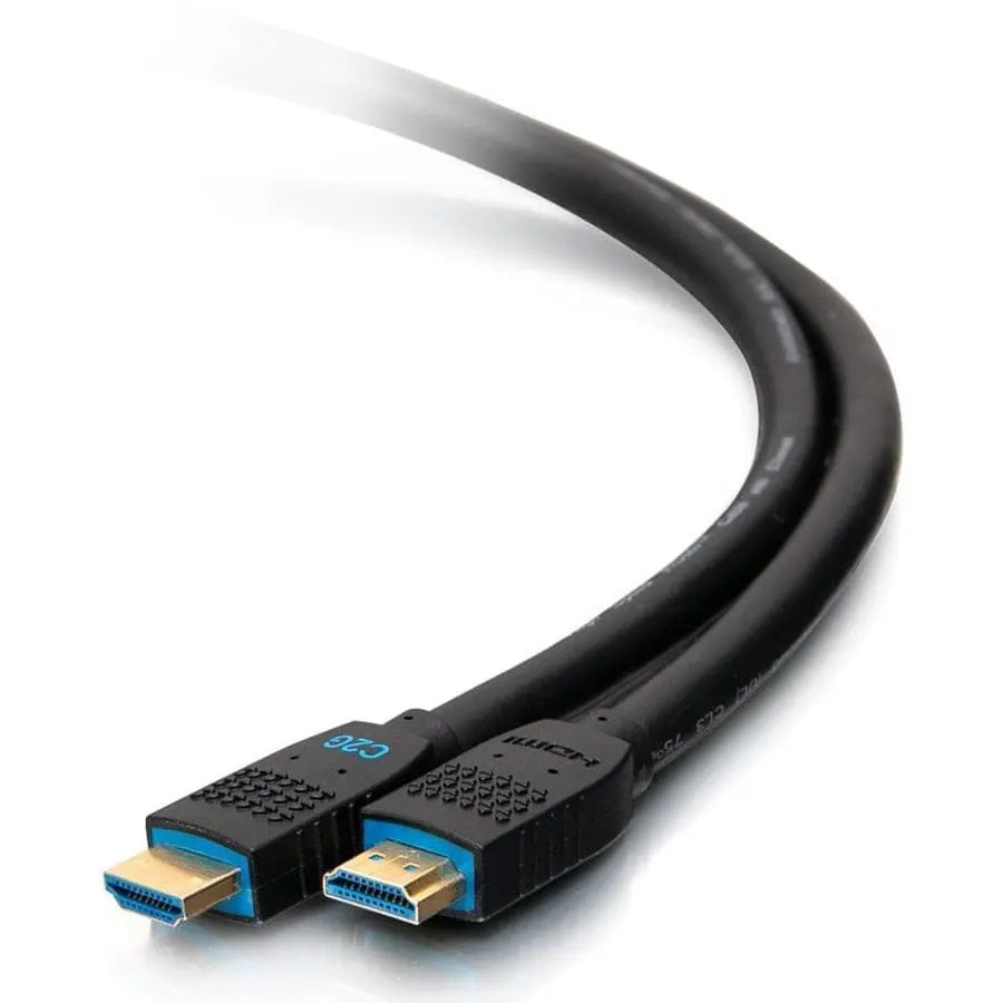 C2G C2G 25ft Performance Premium High Speed HDMI Cable w/ Ethernet - 4K 60Hz - 25 ft HDMI A/V Cable for Audio/Video Device, Blu-ray Player, DVD, Home Theater System, Digital Signage Player - First End: 1 ... - C2G50196