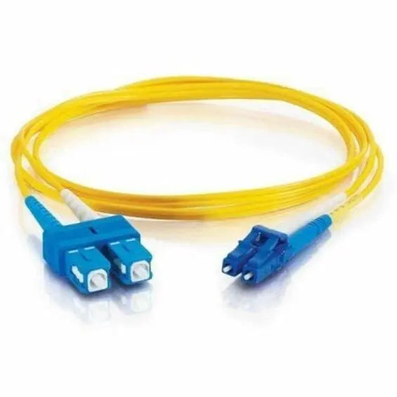 C2G C2G 2m LC-SC 9/125 Duplex Single Mode OS2 Fiber Cable - Yellow - 6ft - 2m LC-SC 9/125 Duplex Single Mode OS2 Fiber Cable - Yellow - 6ft - 26260
