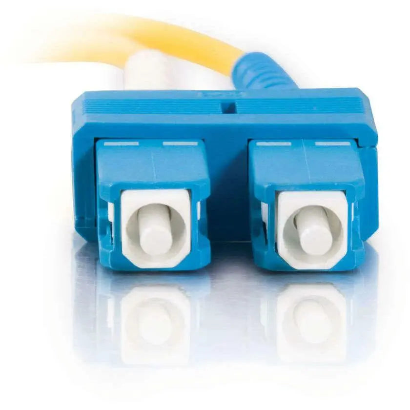 C2G C2G 2m SC-SC 9/125 Duplex Single Mode OS2 Fiber Cable - Yellow - 6ft - 2m SC-SC 9/125 Duplex Single Mode OS2 Fiber Cable - Yellow - 6ft - 20455