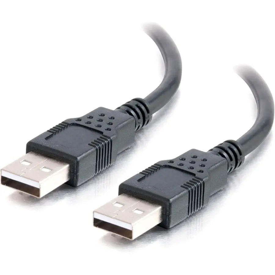 C2G C2G 2m USB Cable - USB 2.0 A to USB A - M/M - Type A Male USB - Type A Male USB - 6.56ft - Black - 28106