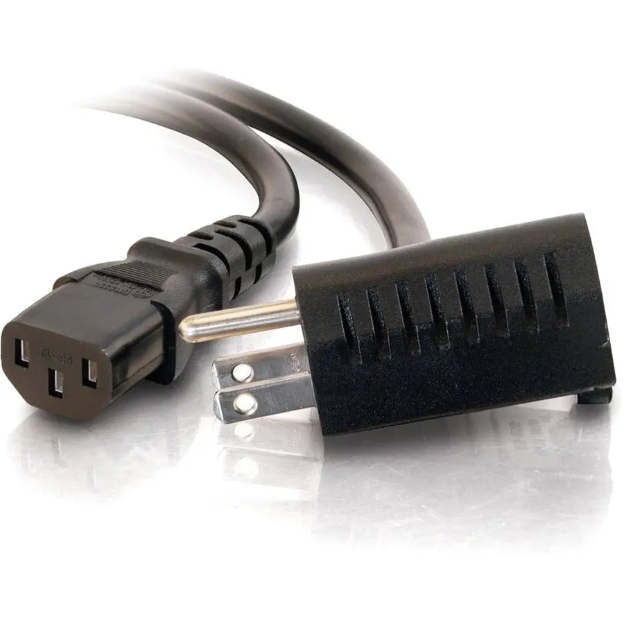 C2G C2G 3ft 16 AWG Universal Power Cord With Extra Outlet - 3ft - 30538