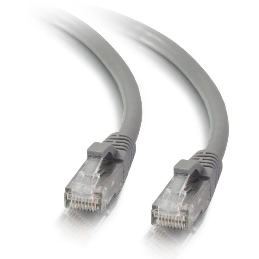 C2G C2G 3ft Cat5e Ethernet Cable - Snagless Unshielded (UTP) - Gray - Cat5e for Network Device - RJ-45 Male - RJ-45 Male - 3ft - Gray - 15177