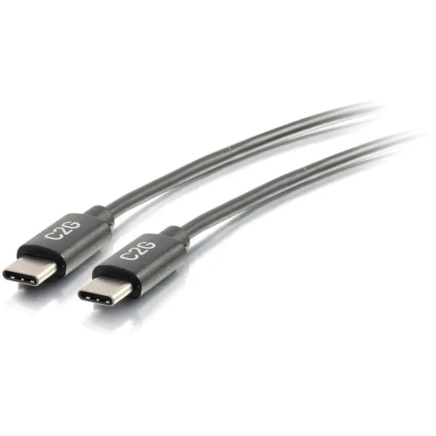 C2G C2G 3ft USB C Cable - USB 2.0 (3A) - M/M Type C Cable - 3 ft USB Data Transfer Cable for Smartphone, Notebook, Tablet - First End: 1 x USB 2.0 Type C - Male - Second End: 1 x USB 2.0 Type C - Male - 4... - 28825
