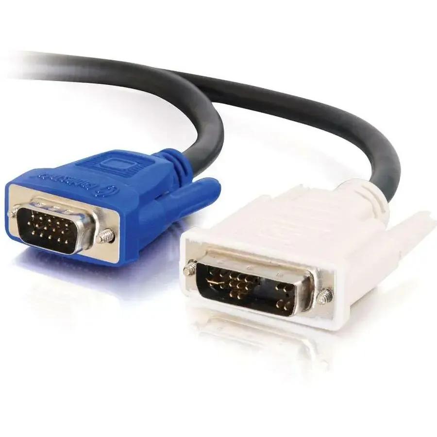 C2G C2G 3m DVI Male to HD15 VGA Male Video Cable (9.8ft) - DVI-A Male - HD-15 Male - 9.84ft - Black - 26955
