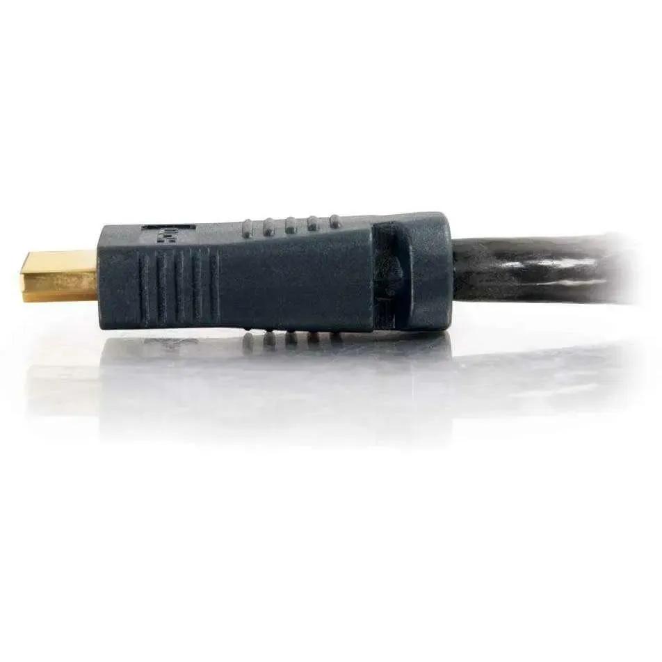 C2G C2G 50ft HDMI Cable - Plenum Rated - High Speed HDMI Cable - M/M - HDMI - 50 ft - 1 x HDMI Male Digital Audio/Video - 1 x HDMI Male Digital Audio/Video - Shielding - Black - 41193