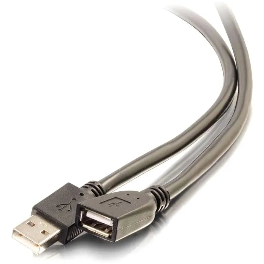 C2G 50ft USB Extension Cable - Active - Plenum Rated - M/F - 50 ft USB Data Transfer Cable C2G