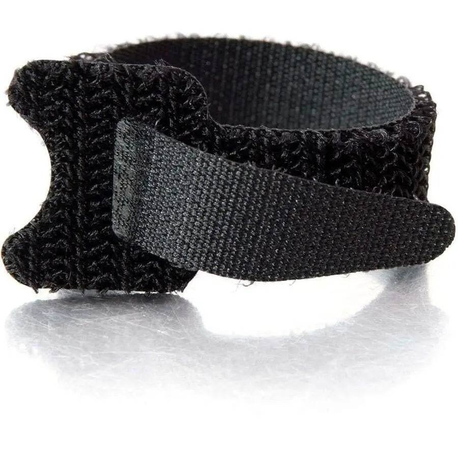 C2G C2G 6in Hook and Loop Cable Management Wraps Multipack (12 pack) - Black Cable Wraps - Cable Strap - Black - 12 Pack - 29858