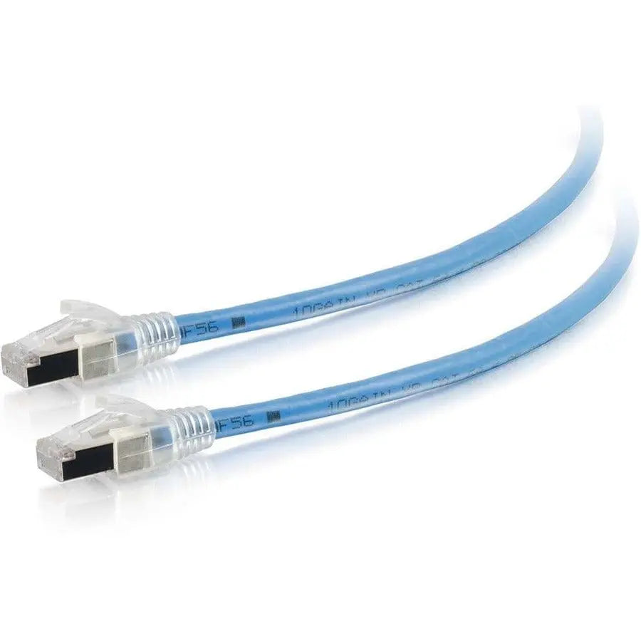 C2G 75ft HDBaseT Cat6a Cable with Discontinuous Shielding - Plenum - Blue - 75 ft Category 6a Network Cable for Network Device - First End: 1 x RJ-45 Network - Male - Second End: 1 x RJ-45 Network - M... - 43173 C2G