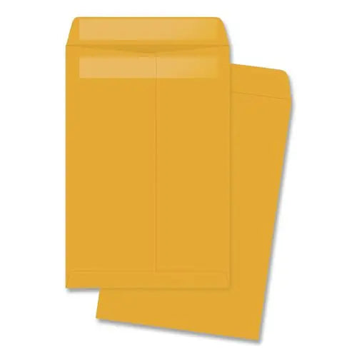 C2G C2G Redi-Seal Catalog Envelope, #1, Cheese Blade Flap, Redi-Seal Adhesive Closure, 6 x 9, Brown Kraf - 43167