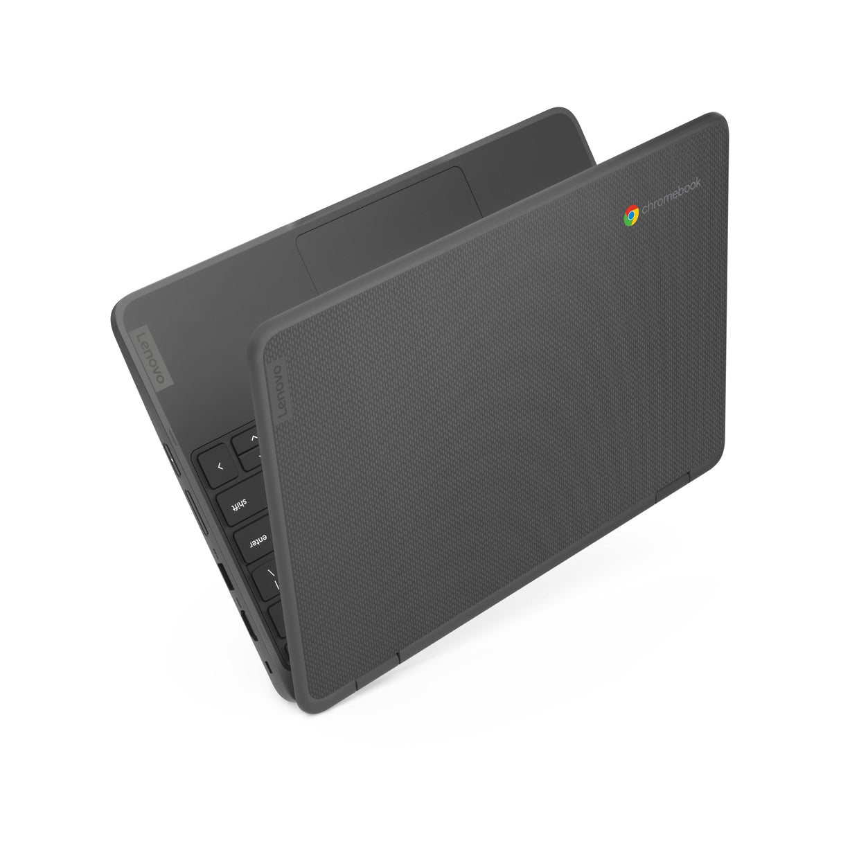 Lenovo 300e Yoga Chromebook Gen 4 MediaTek Kompanio 520 29.5 cm (11.6") Touchscreen HD 4 GB LPDDR4x-SDRAM 32 GB eMMC Wi-Fi 6 (802.11ax) ChromeOS English Grey - 82W2002GUS LENOVO
