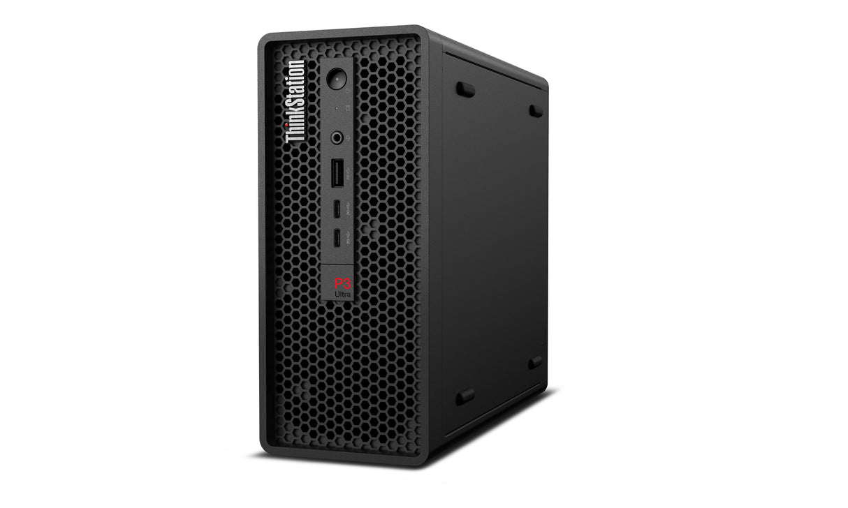 Lenovo ThinkStation P3 Ultra SFF Gen 2 Intel Core Ultra 5 235 16 GB DDR5-SDRAM 512 GB SSD Windows 11 Pro Mini Tower Workstation Black - 30J50039US