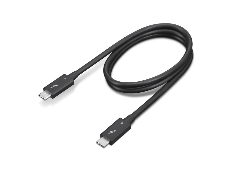 Lenovo 4X91K16968 Thunderbolt cable 0.7 m 40 Gbit/s Black - 4X91K16968 LENOVO