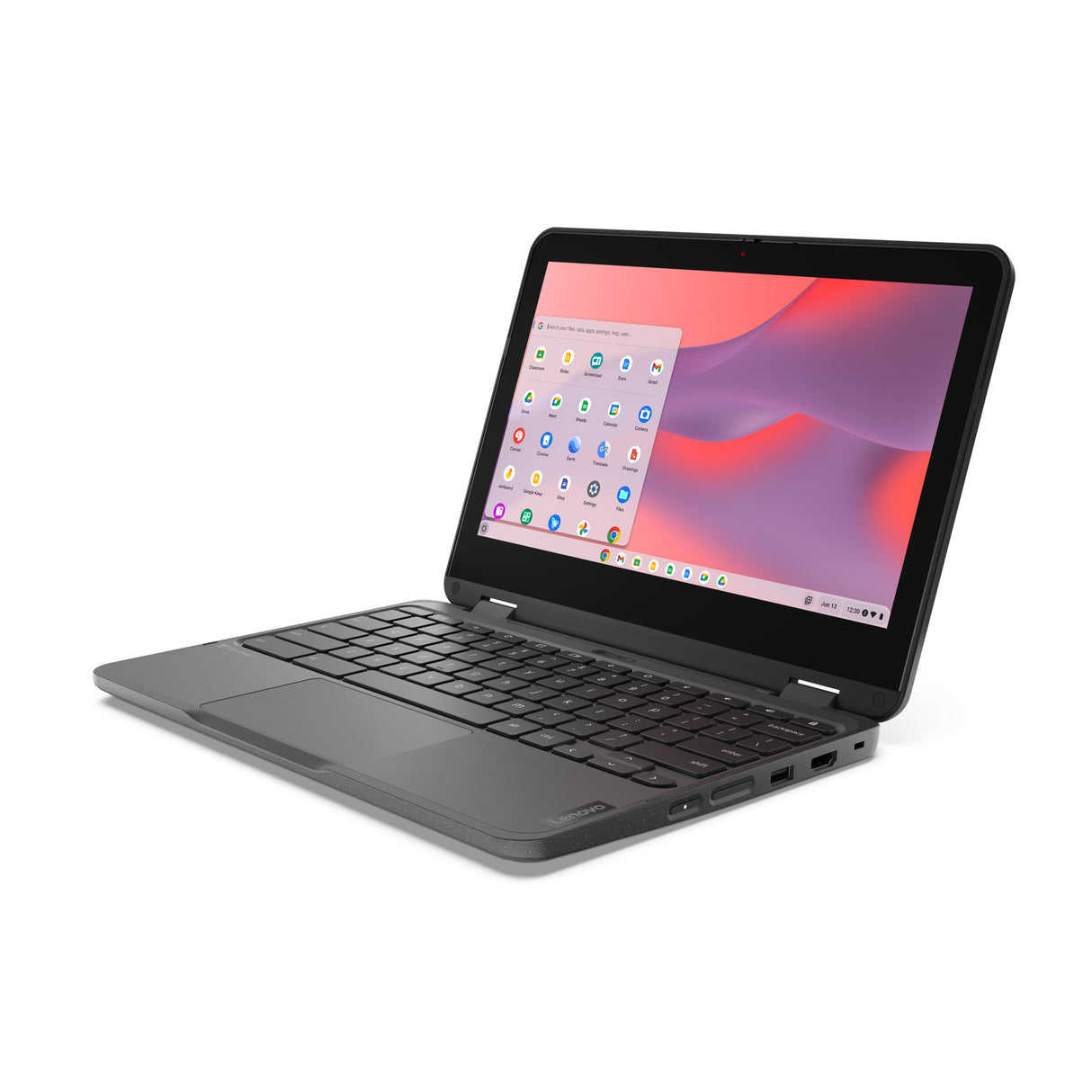 Lenovo 500e Chromebook Gen 4s N150 Laptop 29.5 cm (11.6") HD 8 GB LPDDR5-SDRAM 64 GB eMMC Wi-Fi 6E (802.11ax) ChromeOS Grey - 83N8000JUS