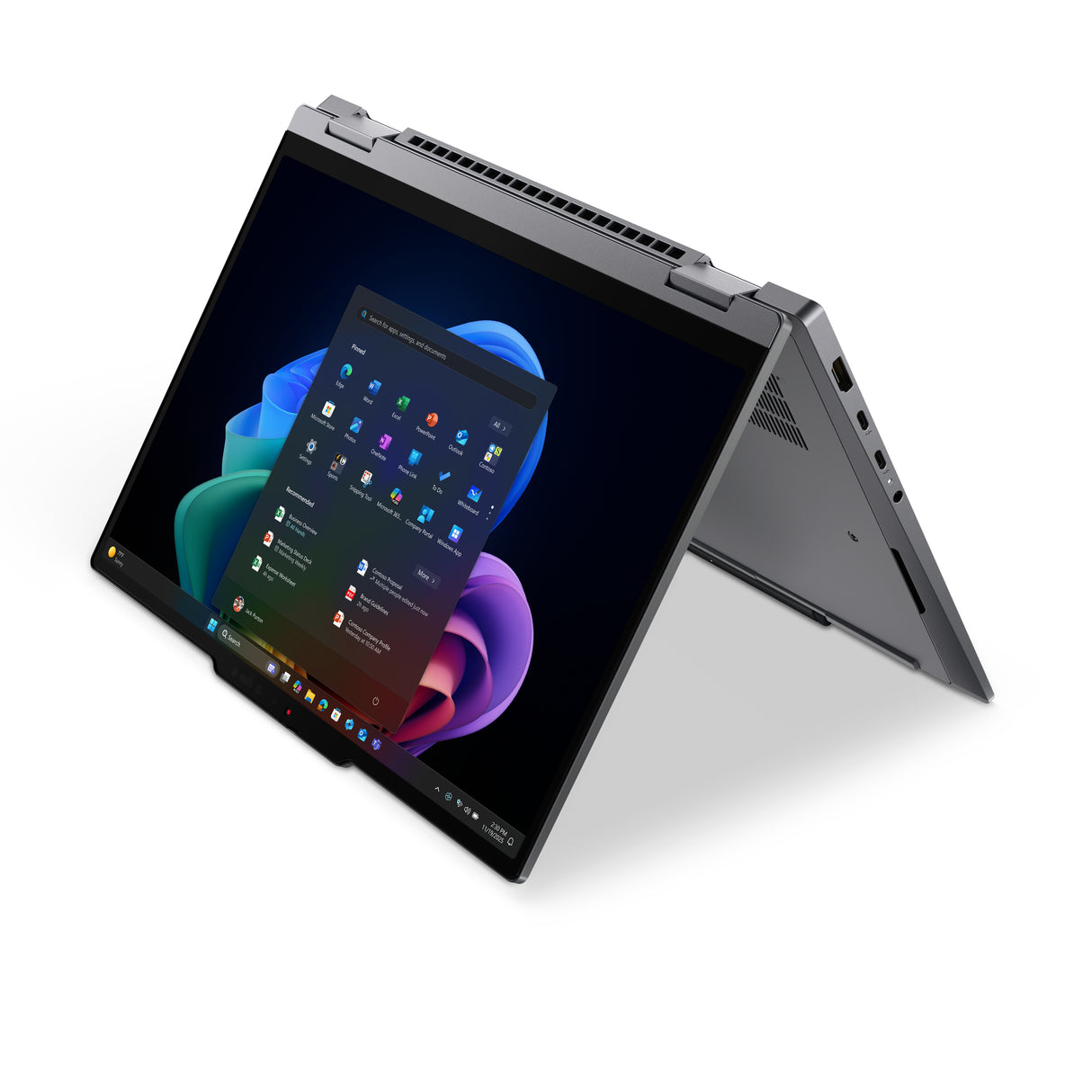 Lenovo ThinkPad X1 2-in-1 Gen 11 Aura Edition Copilot+ PC Intel Core Ultra 7 365 Hybrid (2-in-1) 35.6 cm (14") Touchscreen WUXGA 32 GB LPDDR5x-SDRAM 512 GB SSD Wi-Fi 7 (802.11be) Windows 11 Pro Englis - 21V9001BUS