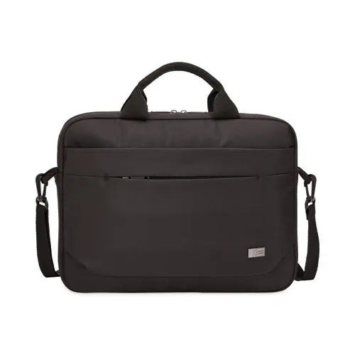 CASE LOGIC CASE LOGIC Advantage Laptop Attache, Fits Devices Up to 14", Polyester, 14.6 x 2.8 x 13, Black - 3203986
