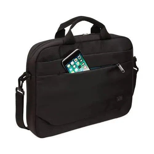 CASE LOGIC CASE LOGIC Advantage Laptop Attache, Fits Devices Up to 15.6", Polyester, 16.1 x 2.8 x 13.8, Black - 3203988