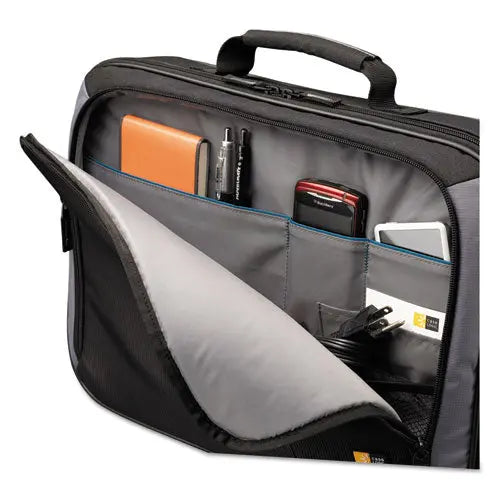 CASE LOGIC CASE LOGIC Track Clamshell Case, Fits Devices Up to 18", Dobby Nylon, 19.3 x 3.9 x 14.2, Black - 3200926
