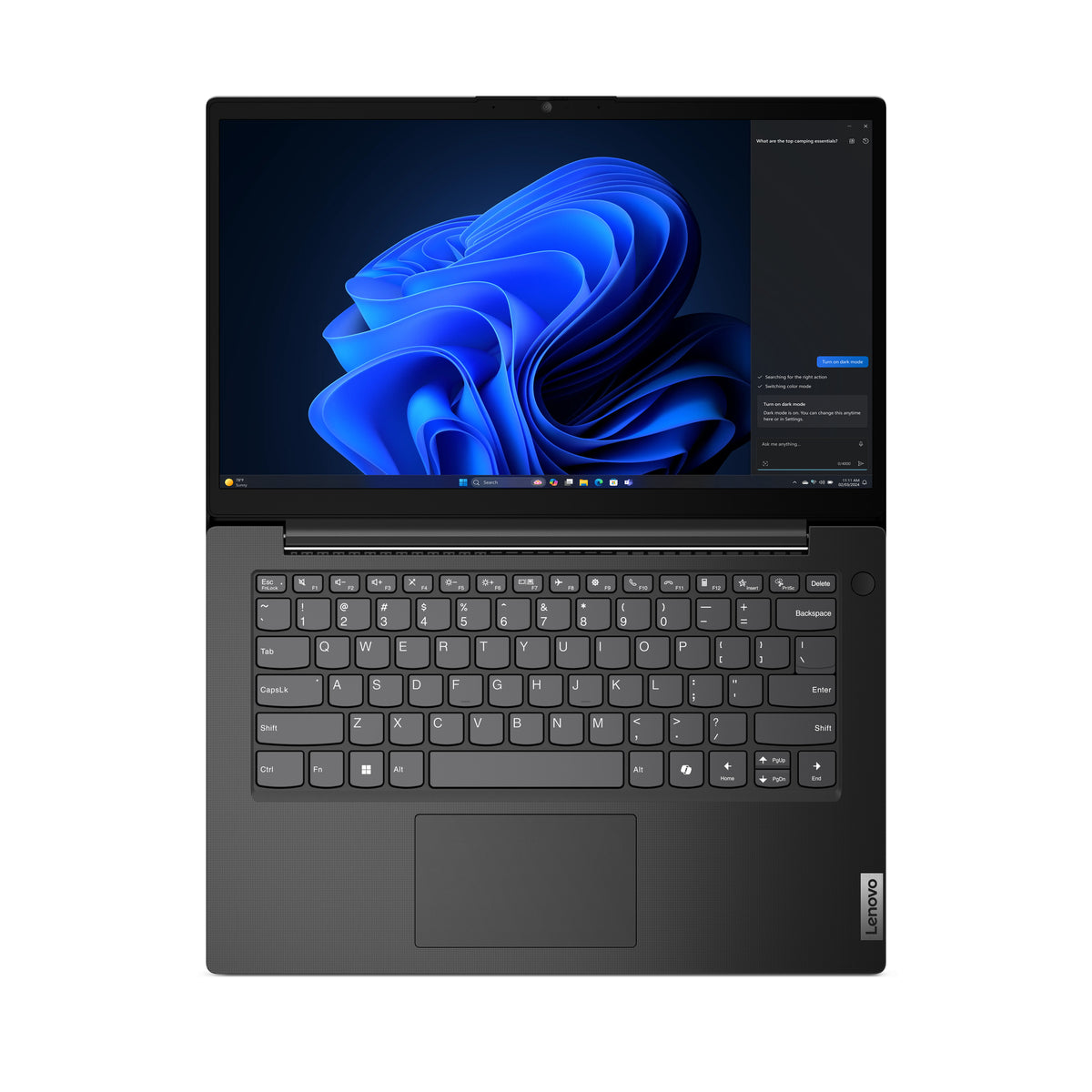 Lenovo V14 G5 IRL Intel Core 5 210H Laptop 35.6 cm (14") Full HD 8 GB DDR5-SDRAM 256 GB SSD Wi-Fi 6 (802.11ax) Windows 11 Pro English Black - 83HD0044US