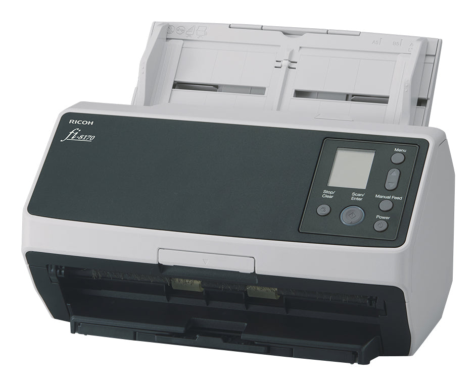 Ricoh fi-8170 ADF + Manual feed scanner 600 x 600 DPI A4 Black, Grey - PA03810-B055