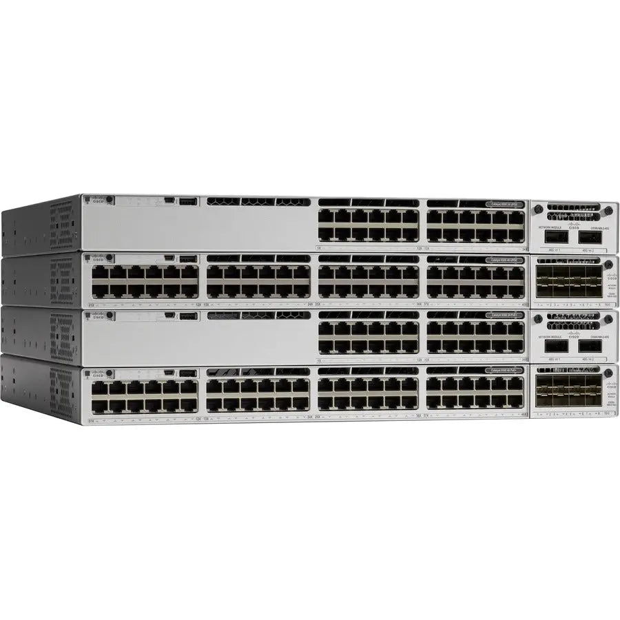 CISCO Cisco Catalyst C9300-48UXM-A Ethernet Switch - 48 Ports - Manageable - Gigabit Ethernet - 10/100/1000Base-T - 2 Layer Supported - Power Supply - Twisted Pair - Rack-mountable - Lifetime Limited Warran... - C9300-48UXM-A