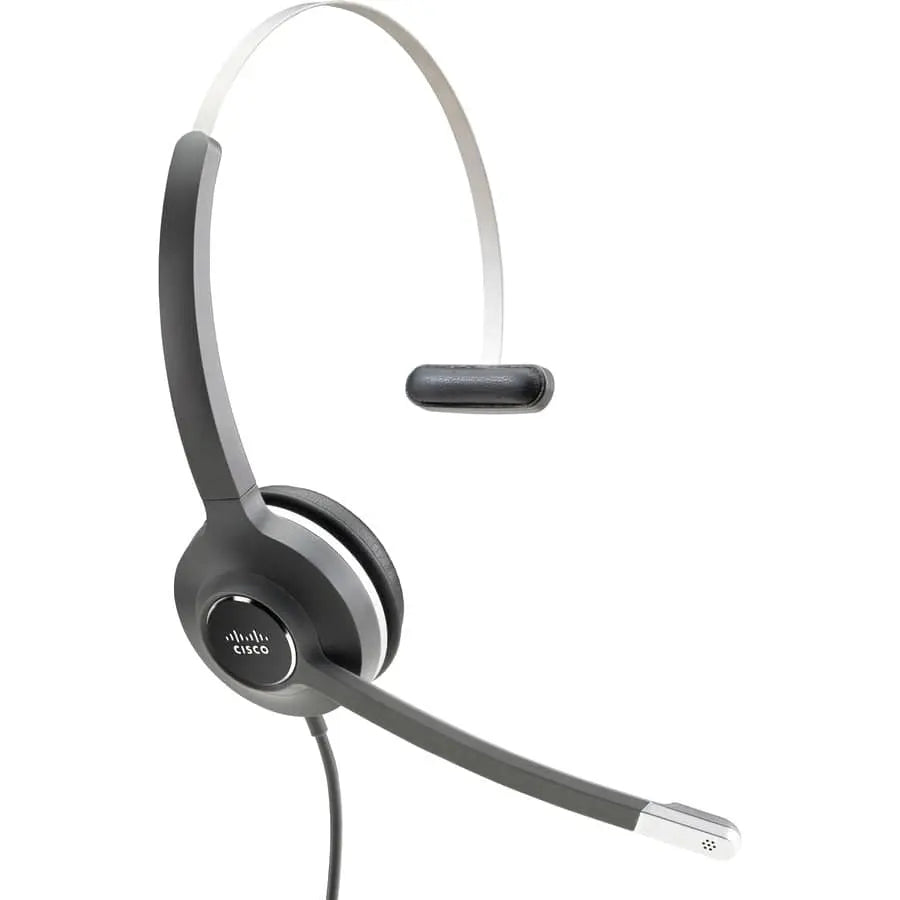 CISCO Cisco Headset 531 (Wired Single with USB Headset Adapter) - Mono - USB - Wired - 90 Ohm - 50 Hz - 18 kHz - Over-the-head - Monaural - Supra-aural - Electret, Condenser, Uni-directional Microphone - No... - CP-HS-W-531-USBA=