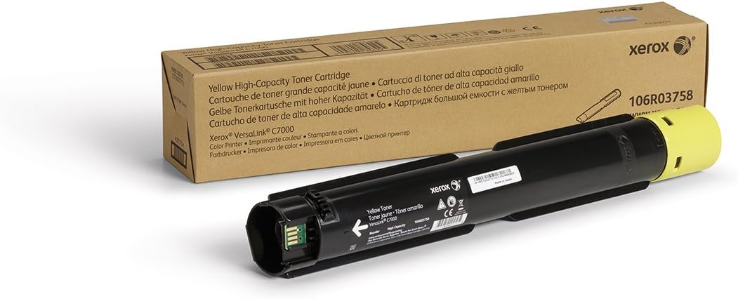 Xerox VersaLink C7000 Yellow High Capacity Toner Cartridge - 106R03758