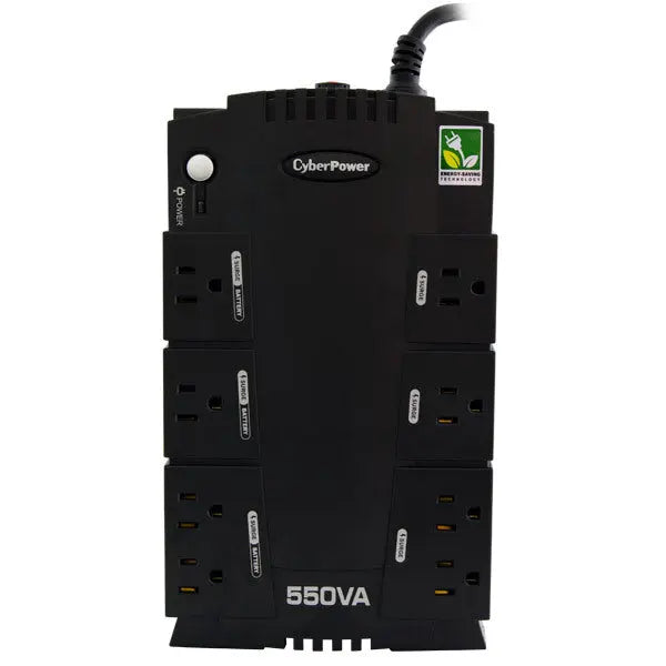 CYBERPOWER CyberPower CP550SLG uninterruptible power supply (UPS) Standby (Offline) 0.55 kVA 330 W 8 AC outlet(s) - CP550SLG