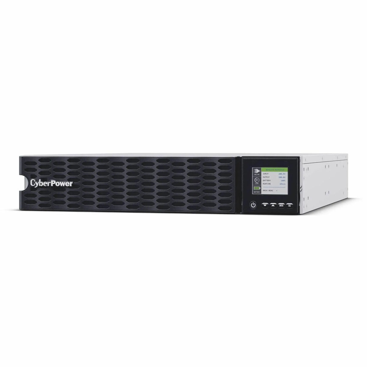 CYBERPOWER CyberPower OL6KRTHD Smart App Online UPS Systems - 6000VA/6000W, 200 - 240 VAC, Hardwire Terminal (NEMA L6-30P power cord included), 2U, Rack / Tower, Sine Wave, 4 Outlets, LCD, PowerPanel® Busine... - OL6KRTHD