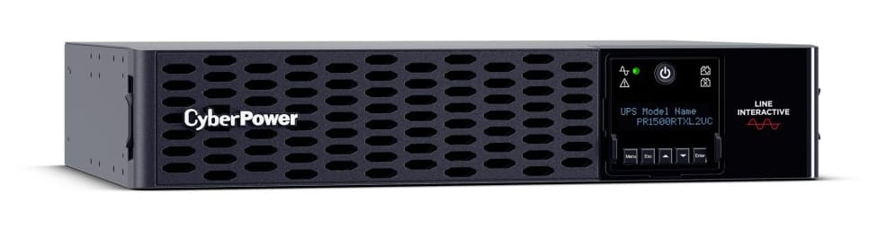 CYBERPOWER UPS CyberPower Smart App Sinewave uninterruptible power supply (UPS) Line-Interactive 1.5 kVA 1500 W 8 AC outlet(s) - PR1500RTXL2UC