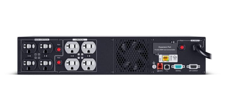 CYBERPOWER UPS CyberPower Smart App Sinewave uninterruptible power supply (UPS) Line-Interactive 2 kVA 2000 W 8 AC outlet(s) - PR2000RT2UC