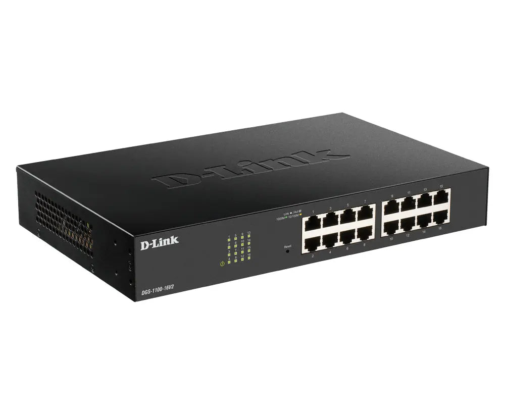 D-LINK D-Link 16-Port Gigabit Smart Managed Switch - DGS-1100-16V2
