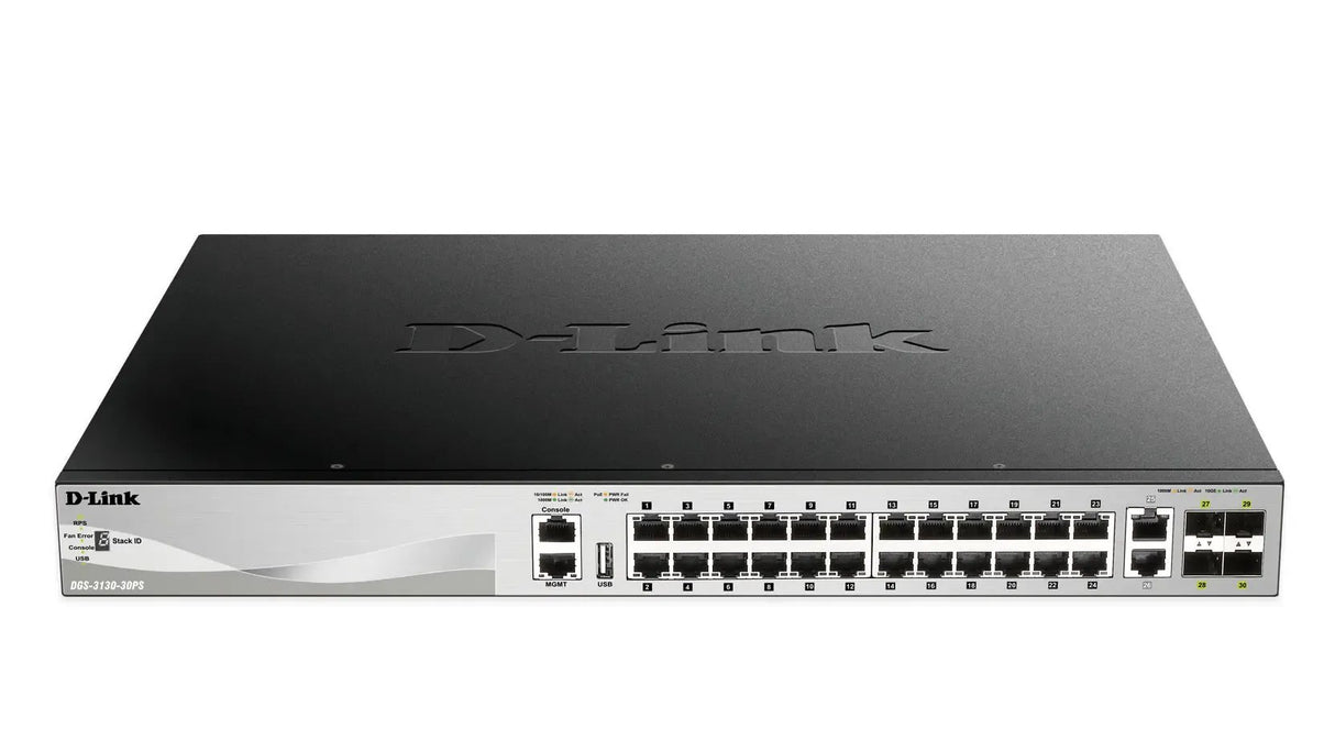 D-LINK D-Link DGS-3130 Series Gigabit Layer 3 Stackable Managed Switches - DGS-3130-30PS