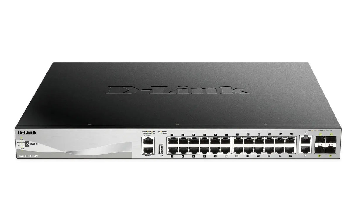 D-LINK D-Link DGS-3130 Series Gigabit Layer 3 Stackable Managed Switches - DGS-3130-30PS