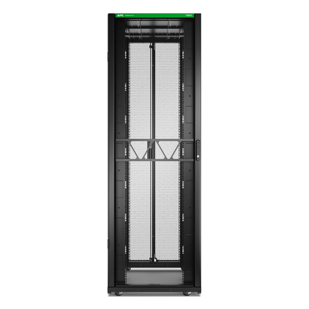 APC NetShelter SX Server Rack Gen 2, 48U, 2258H x 750W x 1200D mm, with Sides, Black - AR3357B2 APC