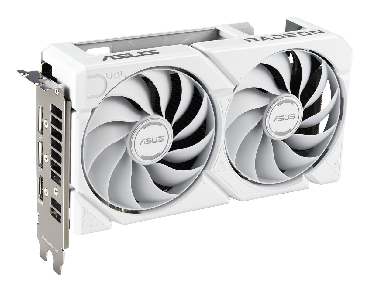 ASUS Dual -RX9060XT-16G-WHITE AMD Radeon RX 9060 XT 16 GB GDDR6 - DUAL-RX9060XT-16G-WHITE