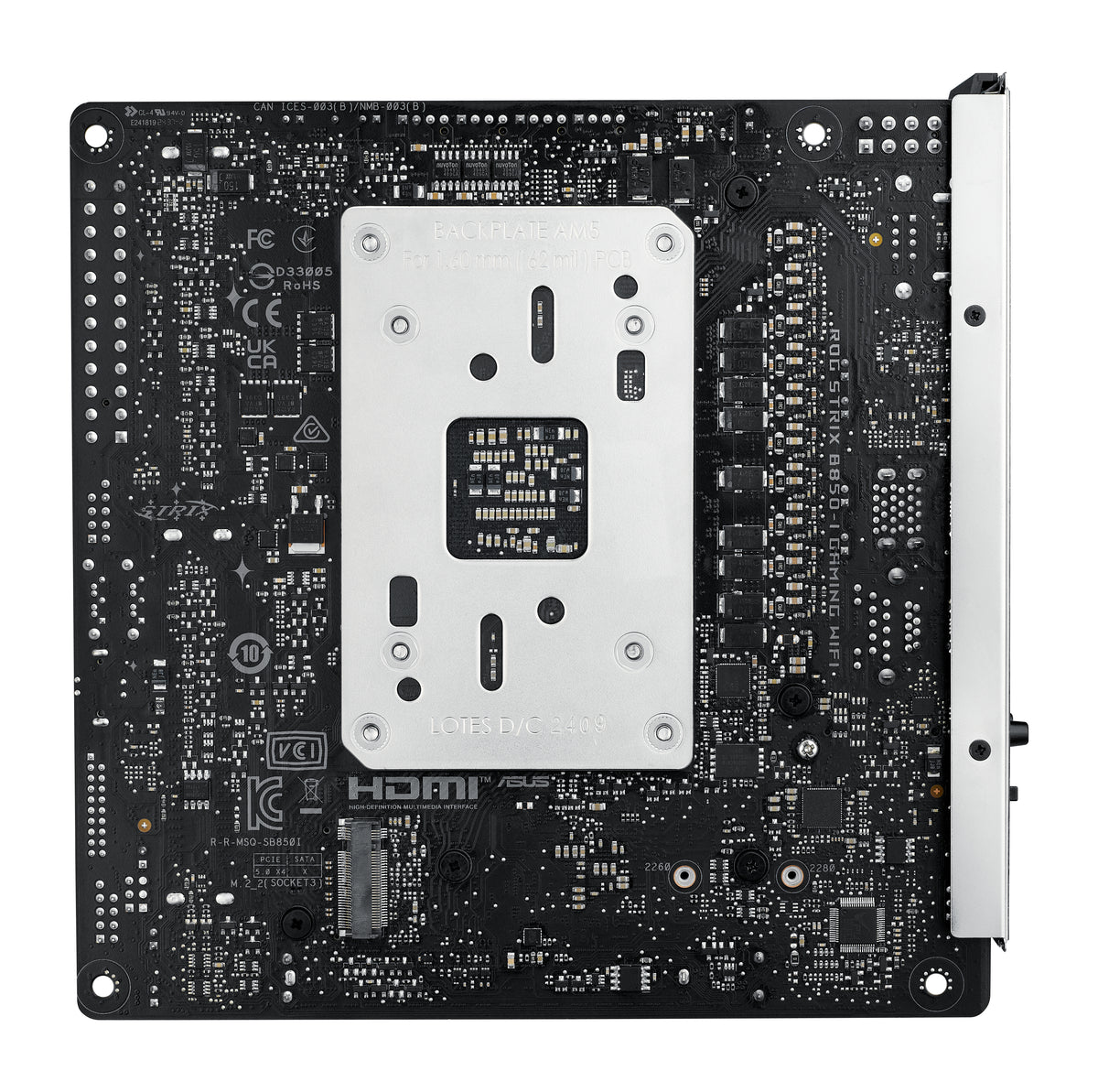 ASUS ROG STRIX B850-I GAMING WIFI AMD B850 Socket AM5 mini ITX - ROG STRIX B850-I GAMING WIFI