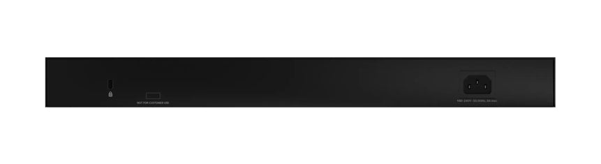 NETGEAR S350v2 Managed L2/L3 Gigabit Ethernet (10/100/1000) Power over Ethernet (PoE) 1U Black - GS348TP-200NAS